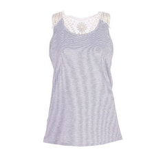 Woman's Clothing Stripe Tank Top Fitness T-shirt