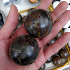Natural Stone Massage Health Ball 42mm