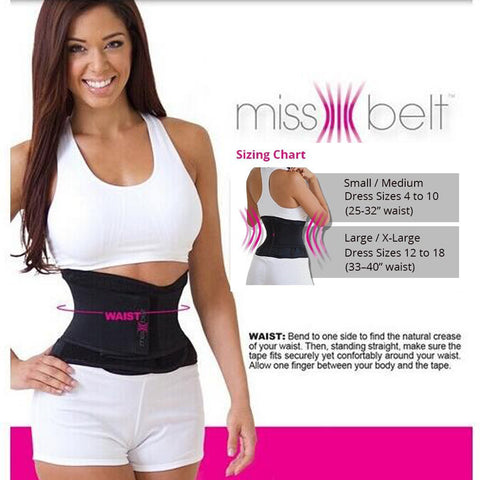 Belt Slimming Shaper Miss Waist Trainer Belt