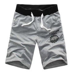 Men Elastic Waist Short Trousers Casual Jogger Shorts