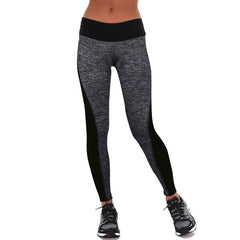 JECKSION Women Workout Trousers Patchwork High Waist