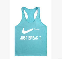 Solid Body Building Shirts Gym Shark Men Vest