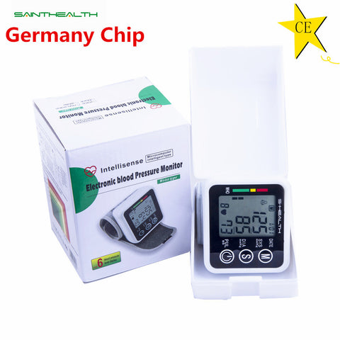 Automatic Wrist Digital Blood Pressure Monitor Tonometer