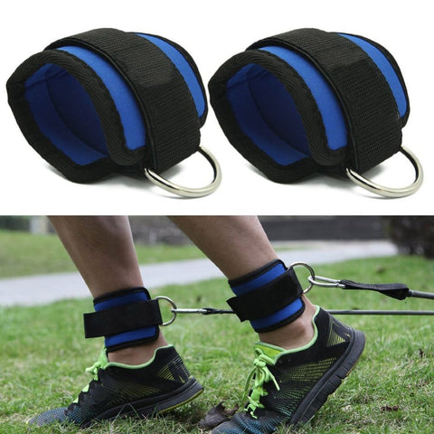 Body Building Resistance Band D-Ring Ankle Straps