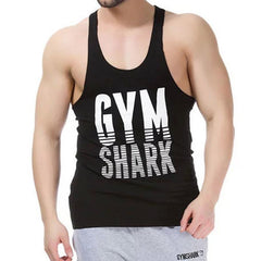 Men Fitness Shirts Cotton Tank Top Gym Workout