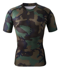 Men Compression Shirt Base Layer Skin Running Shirt