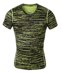 Men Compression Shirt Base Layer Skin Running Shirt