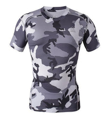 Men Compression Shirt Base Layer Skin Running Shirt