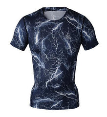 Men Compression Shirt Base Layer Skin Running Shirt