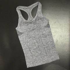 Women Running Padded Tank Tops Girls Sports Vest