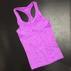 Women Running Padded Tank Tops Girls Sports Vest