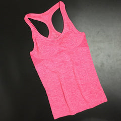 Women Running Padded Tank Tops Girls Sports Vest