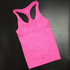 Women Running Padded Tank Tops Girls Sports Vest