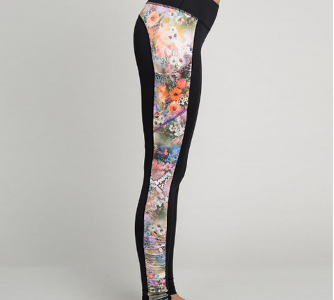 Side Pocket Patchwork Elastic Sporting Leggings